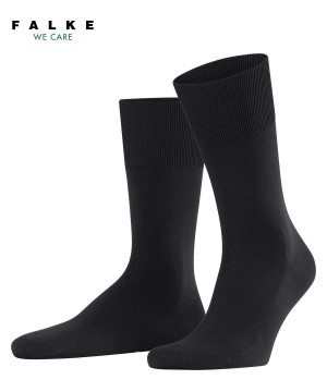 Sosete Barbati Falke ClimaWool Socks Negrii | 9174ZJNGK