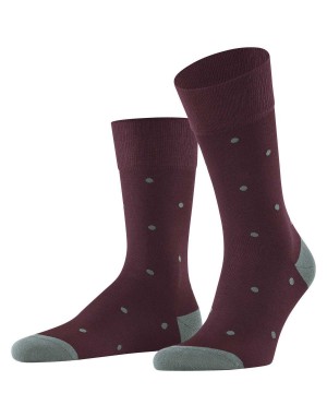 Sosete Barbati Falke Dot Socks Rosii | 2804JVKTH