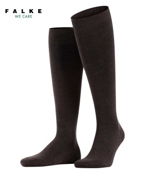 Sosete Barbati Falke Family Knee-high Socks Maro | 3697WBYSQ