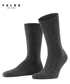 Sosete Barbati Falke Lhasa Rib Socks Gri | 4613JQFLW