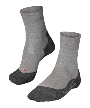 Sosete Barbati Falke RU4 Endurance Wool Running Socks Gri | 4521OPCXZ