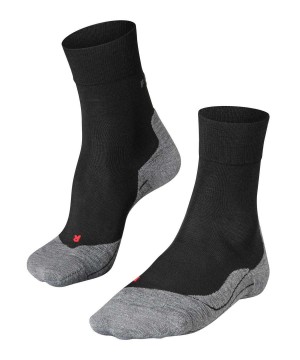 Sosete Barbati Falke RU4 Endurance Wool Running Socks Negrii | 7352CNPSH