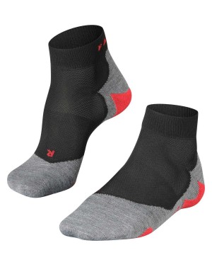Sosete Barbati Falke RU5 Race Short Running Short sock Negrii | 5376KSXZP