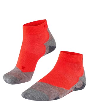 Sosete Barbati Falke RU5 Race Short Running Short sock Rosii | 9580LWUJC