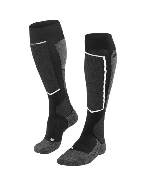 Sosete Barbati Falke SK2 Intermediate Vegan Skiing Knee-high Socks Negrii | 0783WPUVF