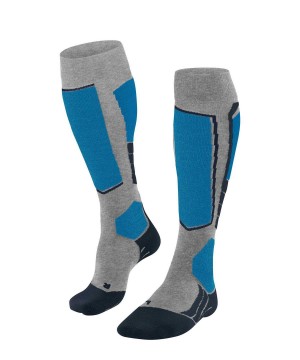 Sosete Barbati Falke SK2 Intermediate Vegan Skiing Knee-high Socks Gri | 6823ISWUK