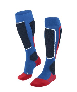 Sosete Barbati Falke SK2 Intermediate Vegan Skiing Knee-high Socks Albastri | 2671CIORL