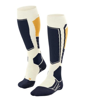 Sosete Barbati Falke SK2 Intermediate Wool Skiing Knee-high Socks Albi | 0437SADVX