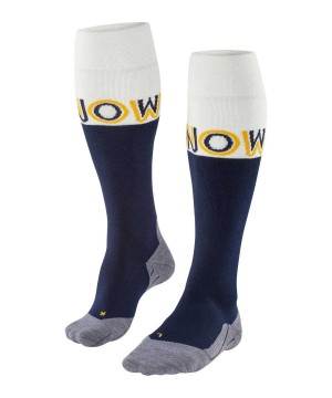 Sosete Barbati Falke SK4 Advanced Skiing Knee-high Socks Albastri | 0427MSILJ
