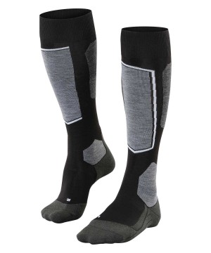 Sosete Barbati Falke SK6 Pro Skiing Knee-high Socks Negrii | 3529QVXMT