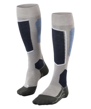 Sosete Barbati Falke SK6 Pro Skiing Knee-high Socks Gri | 9456NZEXV