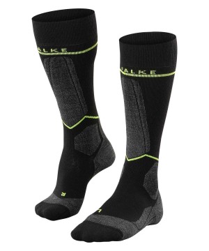 Sosete Barbati Falke SK Compression Wool Skiing Knee-high Socks Negrii | 4513FXCJZ