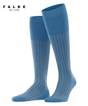 Sosete Barbati Falke Shadow Knee-high Socks Albastri | 8173LEZIH