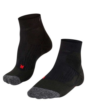 Sosete Barbati Falke TE2 Short Tennis Short sock Negrii | 5274EXRML