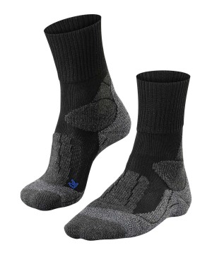 Sosete Barbati Falke TK1 Adventure Cool Trekking Socks Negrii | 3547VETDR