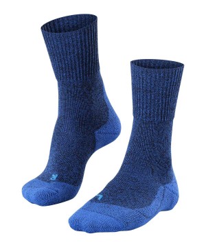 Sosete Barbati Falke TK1 Adventure Wool Trekking Socks Albastri | 1983RJHIC