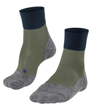 Sosete Barbati Falke TK2 Explore Cool Short Trekking Short sock Verzi | 5968WQATS