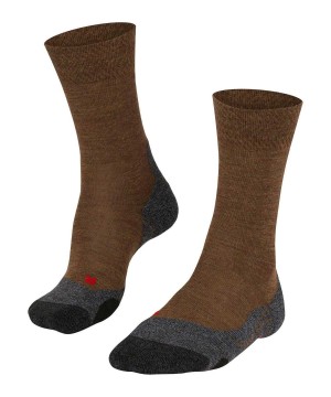 Sosete Barbati Falke TK2 Explore Melange Trekking Socks Maro | 2689WKFAD