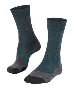 Sosete Barbati Falke TK2 Explore Melange Trekking Socks Verzi | 9382RBLOT