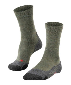 Sosete Barbati Falke TK2 Explore Melange Trekking Socks Verzi | 9185VZTQS