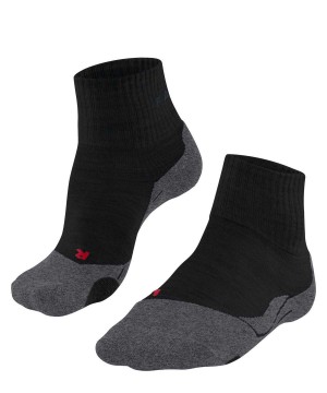 Sosete Barbati Falke TK2 Explore Short Trekking Short sock Negrii | 4589OZBVF