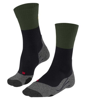 Sosete Barbati Falke TK2 Explore Trekking Socks Verzi | 2670FGSJZ