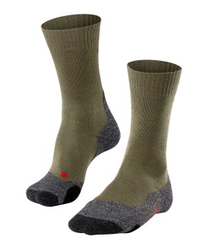 Sosete Barbati Falke TK2 Explore Trekking Socks Verzi | 4519DMSBH