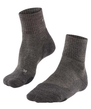 Sosete Barbati Falke TK2 Explore Wool Short Trekking Short sock Gri | 1820PFUYC