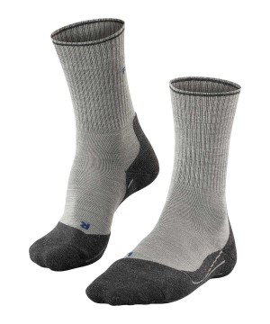 Sosete Barbati Falke TK2 Explore Wool Silk Trekking Socks Gri | 1264XDAQF