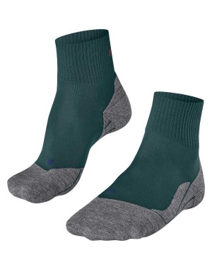 Sosete Barbati Falke TK5 Wander Cool Short Trekking Short sock Verzi | 9684TEQZD