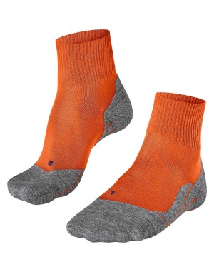 Sosete Barbati Falke TK5 Wander Cool Short Trekking Short sock Portocalii | 1793HPSKB