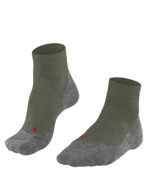 Sosete Barbati Falke TK5 Wander Short Trekking Short sock Verzi | 8710EIRYP