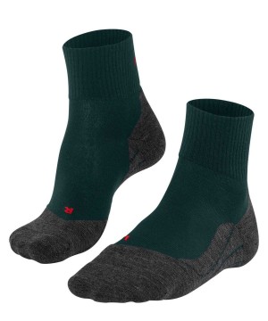 Sosete Barbati Falke TK5 Wander Wool Short Trekking Short sock Verzi | 5923QBGYM