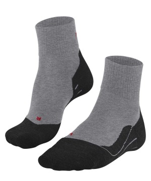 Sosete Barbati Falke TK5 Wander Wool Short Trekking Short sock Gri | 8574TENPF
