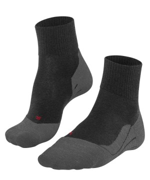 Sosete Barbati Falke TK5 Wander Wool Short Trekking Short sock Gri | 5643GKOML