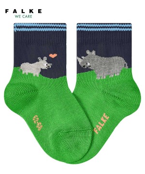 Sosete Bebelusi Falke Baby Rhino Love Socks Albastri | 7426CPBKM
