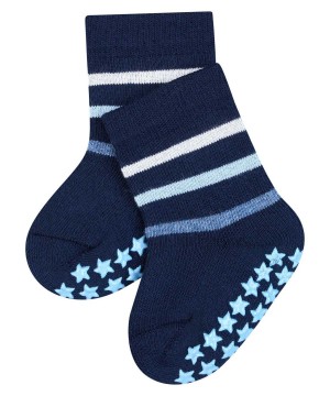 Sosete Bebelusi Falke Multi Stripe House socks Albastri | 5083BDKTP