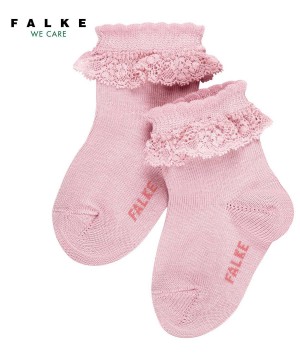 Sosete Bebelusi Falke Romantic Lace Socks Roz | 0247XGTKH