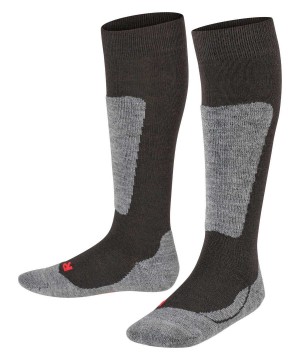 Sosete Copii Falke Active Ski Knee-high Socks Negrii | 6725EVMRU