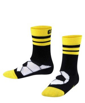 Sosete Copii Falke Active Soccer Socks Negrii | 4865JXOSK