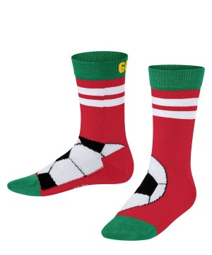 Sosete Copii Falke Active Soccer Socks Rosii | 6124ZTUNE