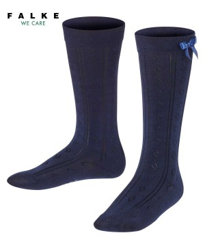 Sosete Copii Falke Ajour Knee-high Socks Albastri | 0364XMJDY