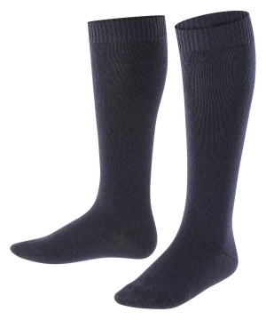 Sosete Copii Falke Comfort Wool Knee-high Socks Albastri | 8703JPKQZ