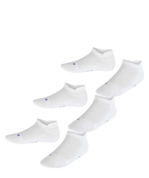 Sosete Copii Falke Cool Kick 3-Pack Sneaker Socks Albi | 8264IMJCR