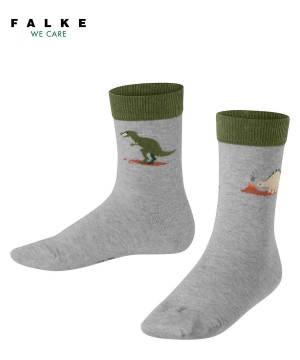 Sosete Copii Falke Dinosaurs Socks Gri | 8763QETIW