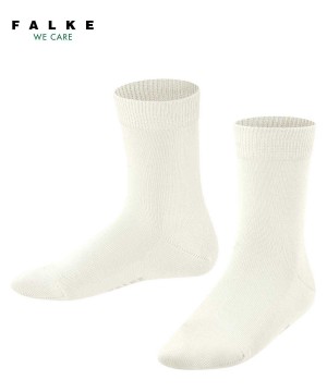 Sosete Copii Falke Family Socks Albi | 9871YAJIF