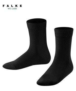Sosete Copii Falke Family Socks Negrii | 7952RTXPE