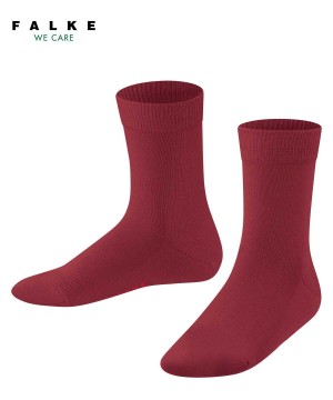 Sosete Copii Falke Family Socks Rosii | 6472IDXHN
