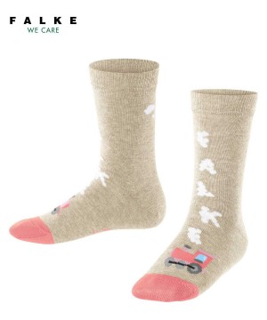 Sosete Copii Falke Happy Locomotive Socks Bej | 1458EZPOC