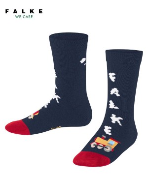 Sosete Copii Falke Happy Locomotive Socks Albastri | 6905EQLIX